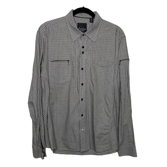 Civil Society We The People Men's Plaid Button Up Size XL 100% Cotton - Picture 2 of 8